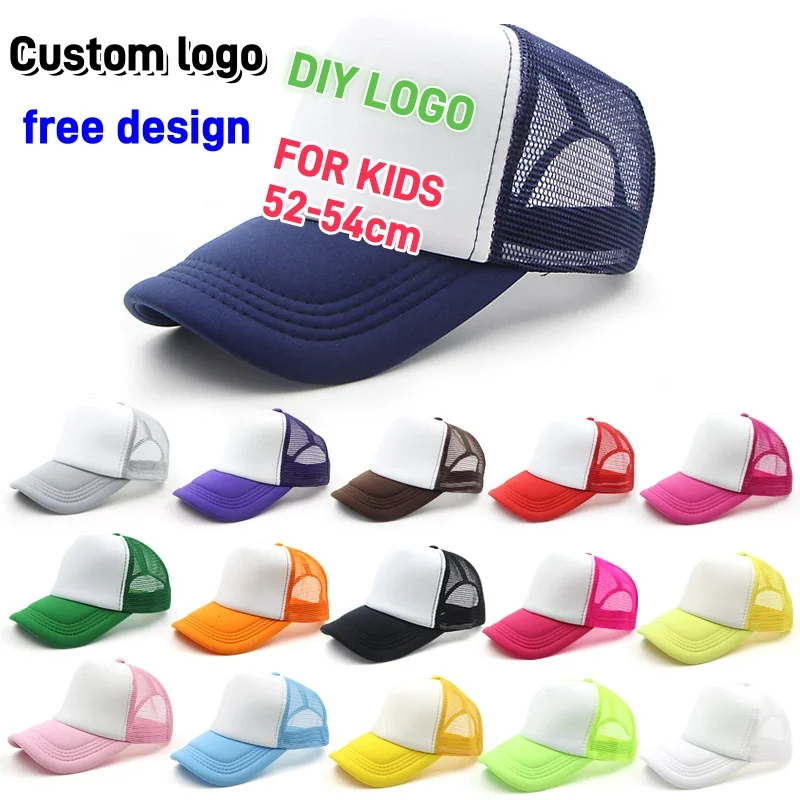 Trucker Cap Mesh - Kids Adjustable Mesh Trucker Hat Custom
