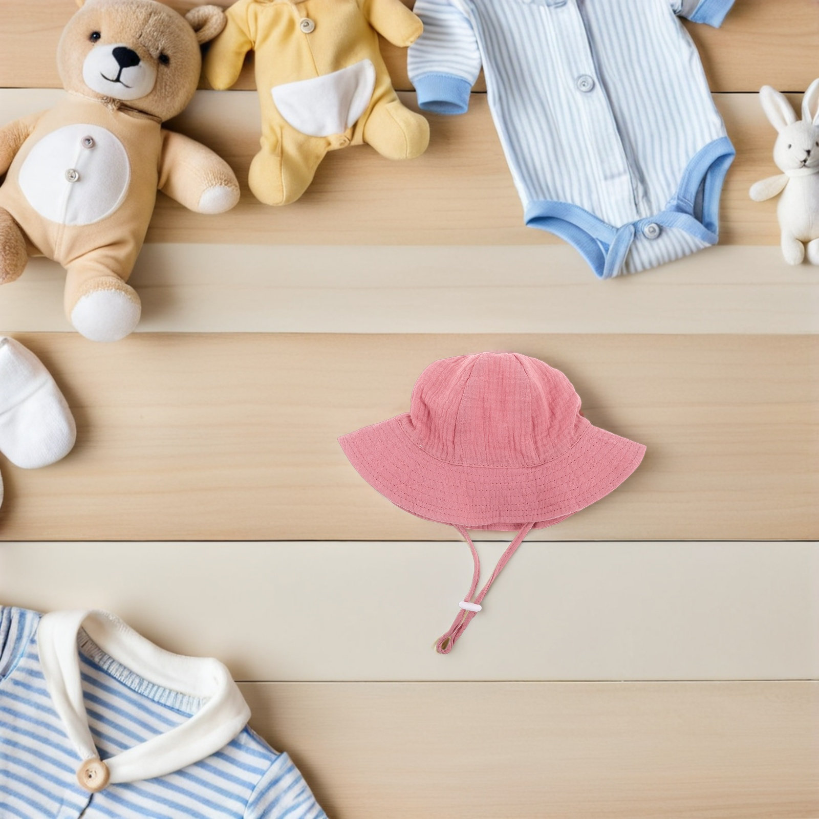 Toddler Sun Hat Cotton Bucket  - Bucket Hat Cotton 评论和价格