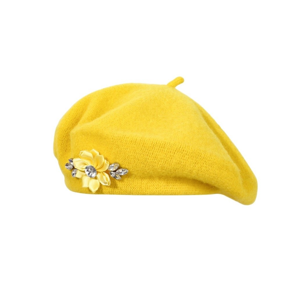 Elegant Solid Color Wool Beret - Beret French Wool 评论和价格