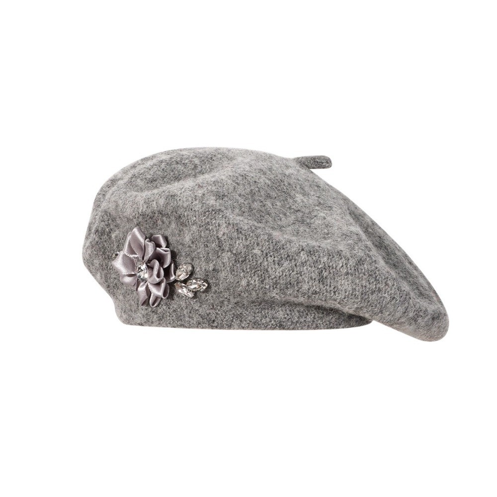 Elegant Solid Color Wool Beret - Beret French Wool 评论和价格