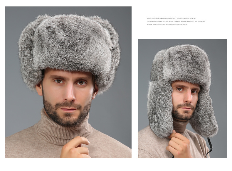 Warm Russian Ushanka Bomber Ha - Winter Trapper Hat 评论和价格