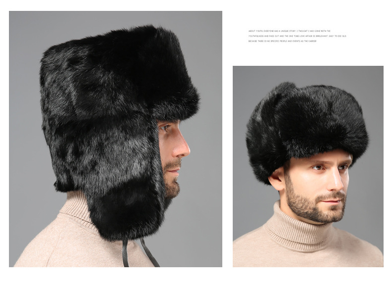 Warm Russian Ushanka Bomber Ha - Winter Trapper Hat 评论和价格