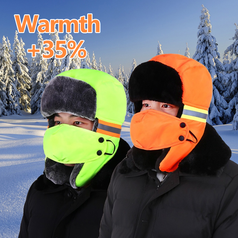 Winter Trapper Hat with Ear Fl - Winter Trapper Hat 评论和价格