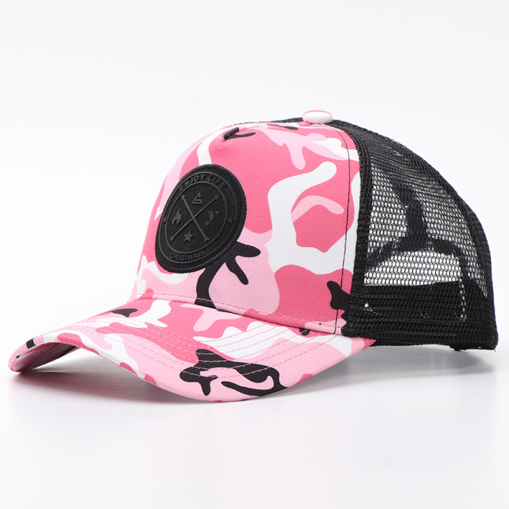 Casual Camo Patchwork Mesh Cap - Trucker Cap Mesh 评论和价格