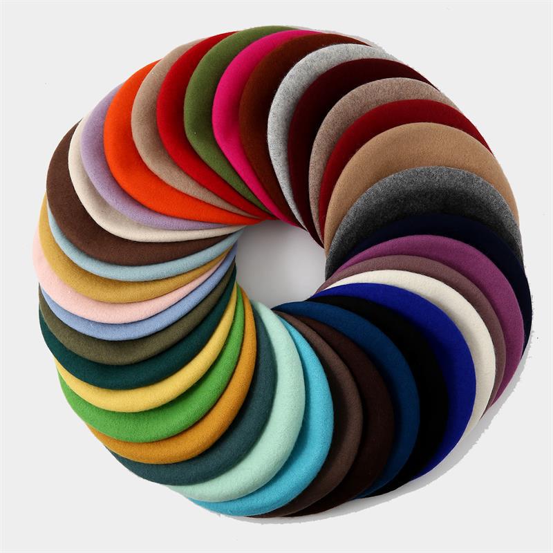 Big Size Beret Women  Large Be - Beret French Wool 评论和价格
