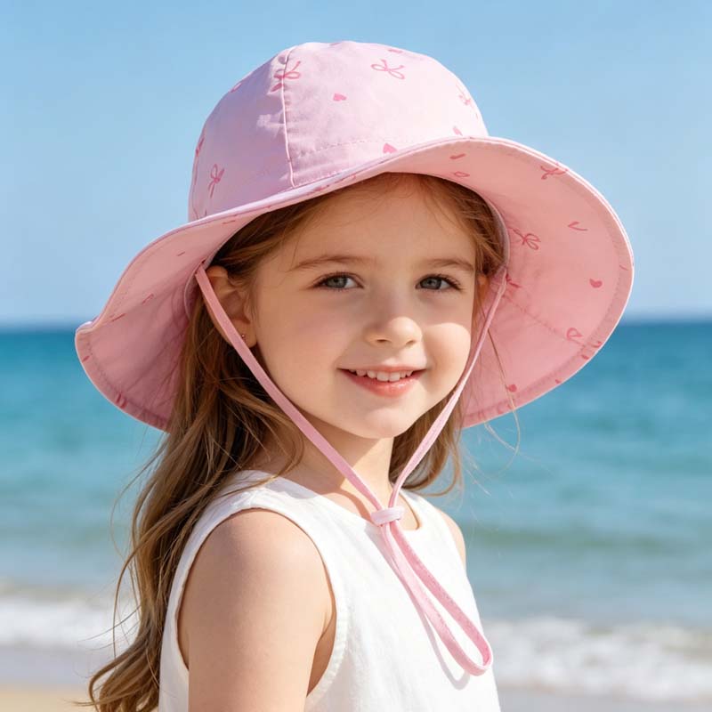 2026 Kids Girl Hats Summer Pri - Bucket Hat Cotton 评论和价格