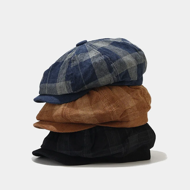 Classic Vintage Corduroy Newsb - Newsboy Cap Ivy 评论和价格