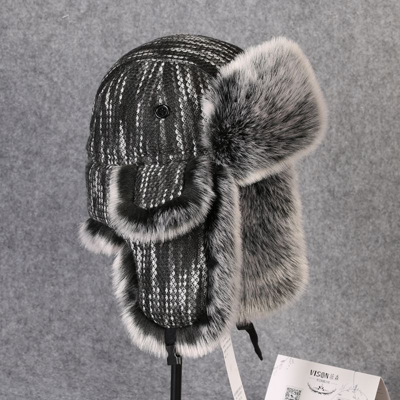 B-8433 Man Bomber Hat Rex Rabb - Winter Trapper Hat 评论和价格