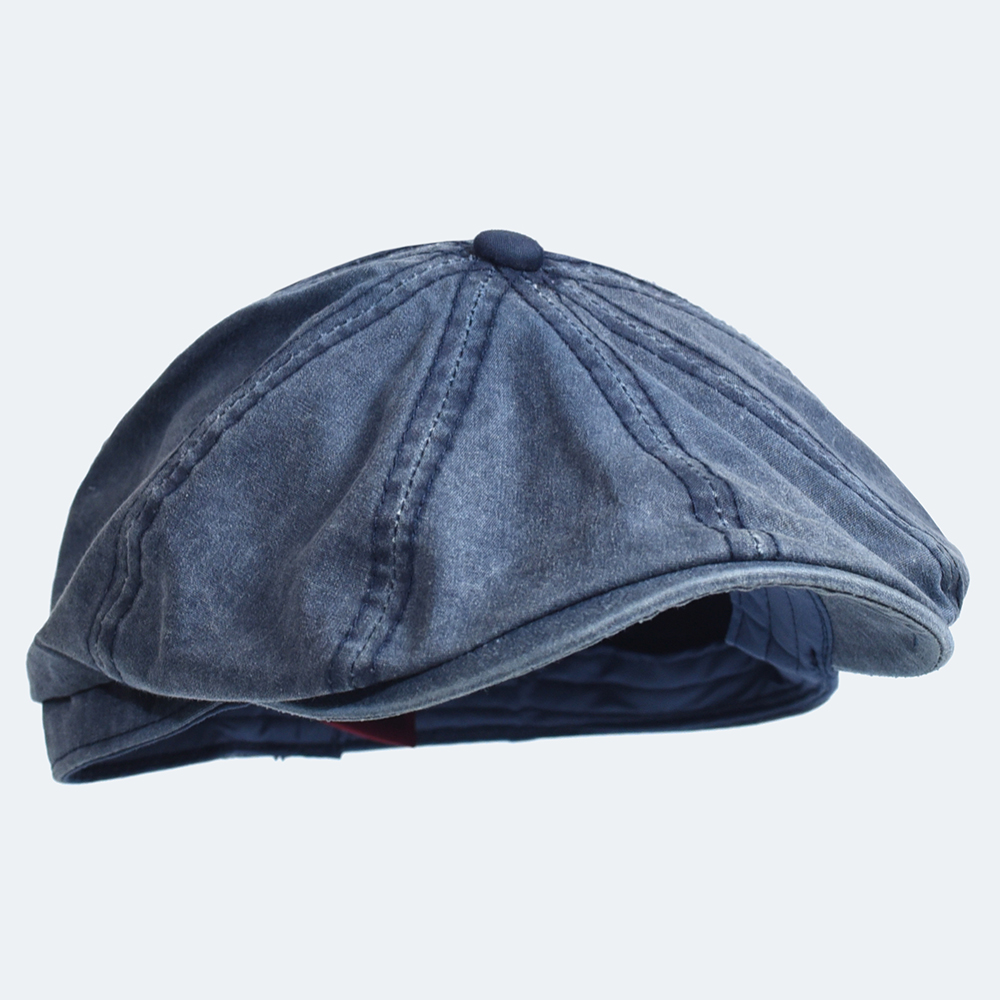 Washed Cotton Newsboy Cap Peak - Newsboy Cap Ivy 评论和价格